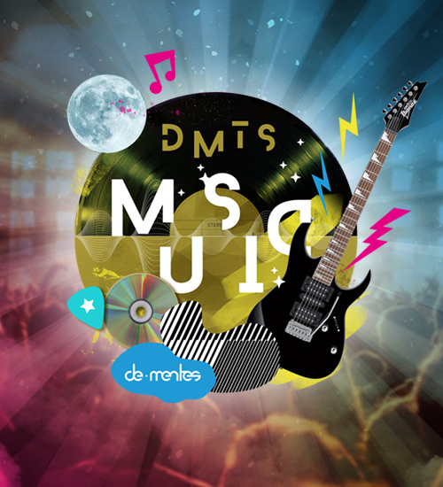 De-Mentes diseño gráfico para el mundo de la música.