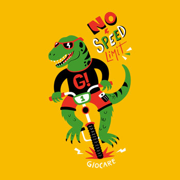 Ilustración de estampa para Giocare.