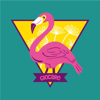 Ilustración de estampa para Giocare.