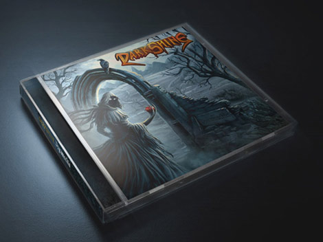 Ilustración para tapa de disco de Darkshine.