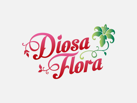 Diseño de logo para Diosa Flora.