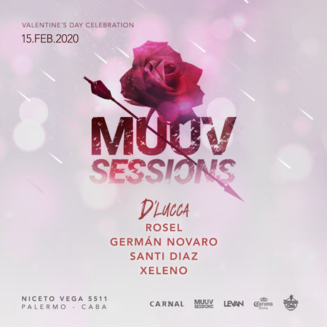 Diseño de flyer para evento de Muuv Sessions.