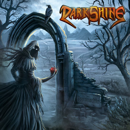 Diseño de disco para Darkshine: Psycomachia.