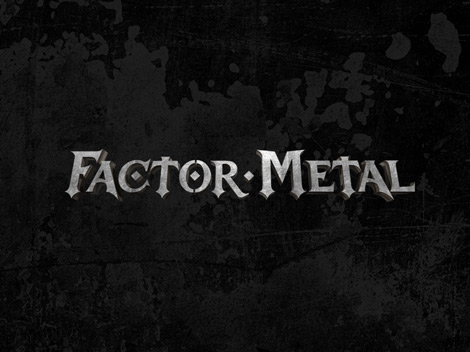 Diseño de logo para Factor Metal.